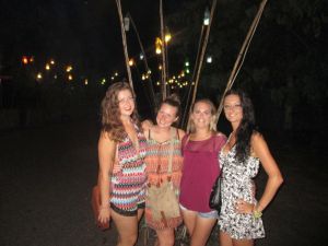Isla, Hev, Lyvette & Gemma at the circus
