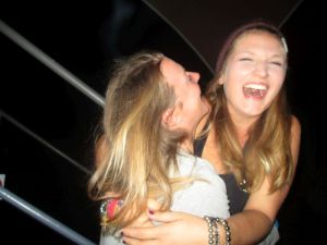 Clearly too excited about this eggplant picking rally driver leaving...or maybe we're just celebrating the end of the backache?!