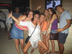 A night out with the gang in Boracay