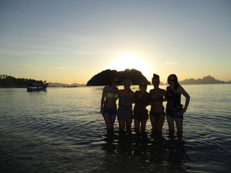 Sunset in El Nido