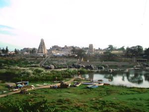 Hampi from across the river