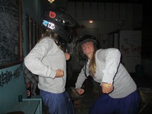 Helmet dancing